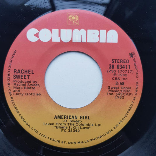 Rachel Sweet : Voo Doo / American Girl (7", Single)