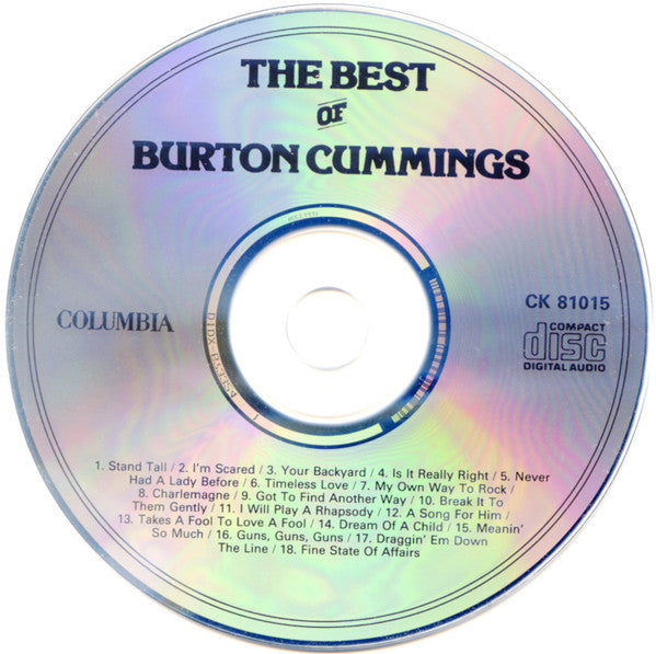 Burton Cummings : The Best Of Burton Cummings (CD, Comp)