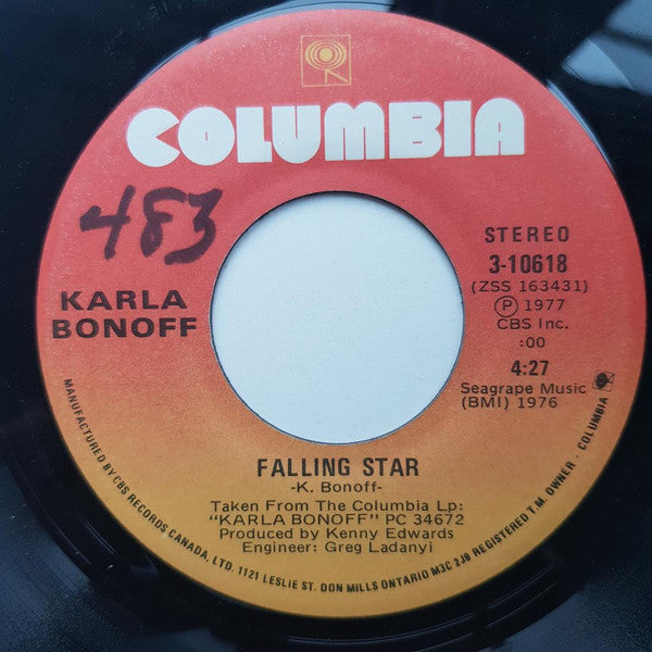 Karla Bonoff : I Can't Hold On (7", Single)