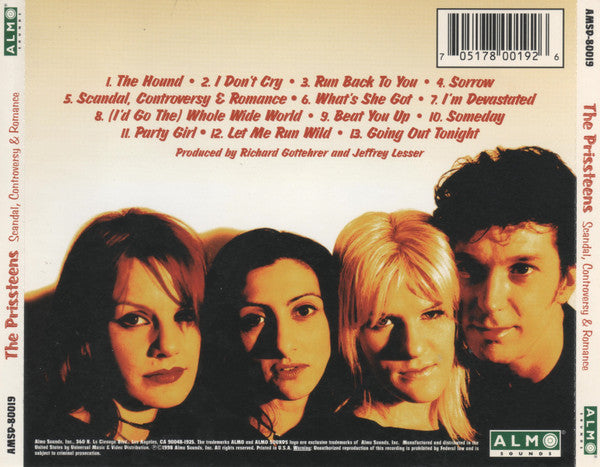 The Prissteens : Scandal, Controversy & Romance (CD, Album)