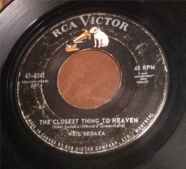 Neil Sedaka : The Closest Thing To Heaven (7")