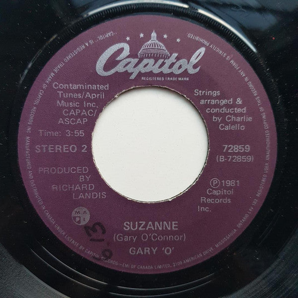 Gary O'Connor : I Believe In You / Suzanne (7", Single)