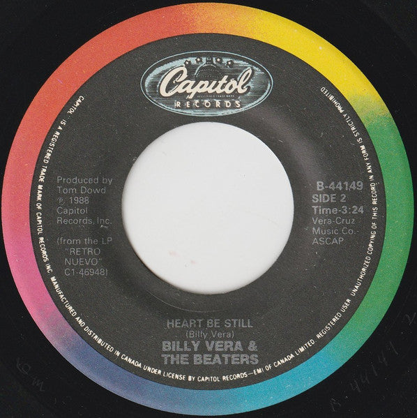 Billy Vera & The Beaters : Between Like And Love (7", Single)
