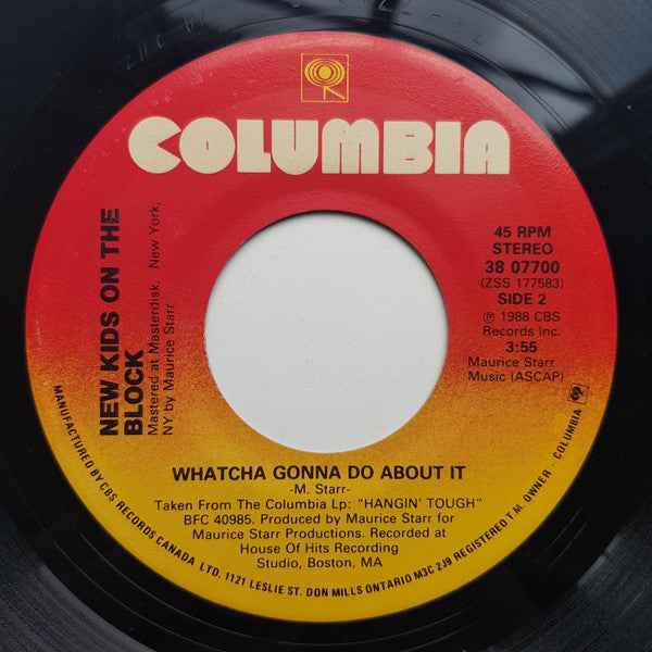 New Kids On The Block : Please Don't Go Girl (7", Single)