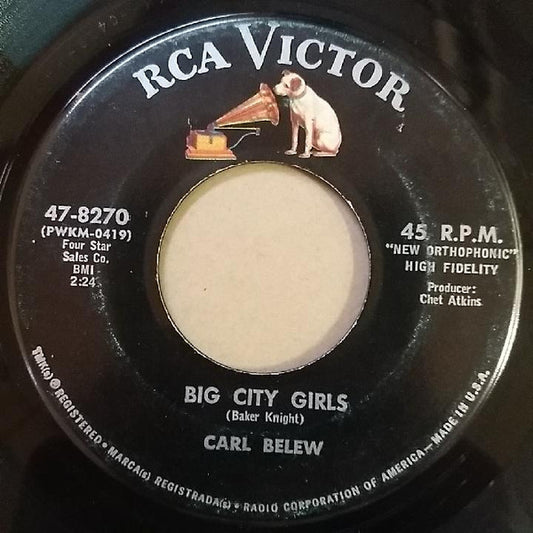 Carl Belew : Big City Girls (7", Single, Hol)