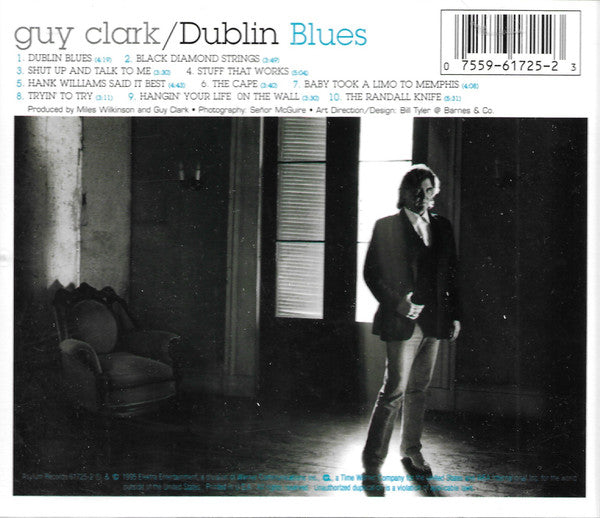 Guy Clark : Dublin Blues (CD, Album, RP)