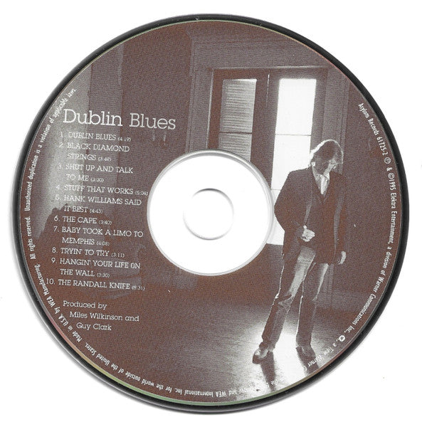Guy Clark : Dublin Blues (CD, Album, RP)