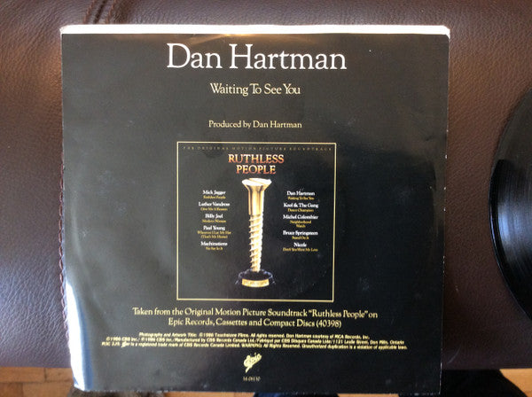 Dan Hartman : Waiting To See You (7", Single)