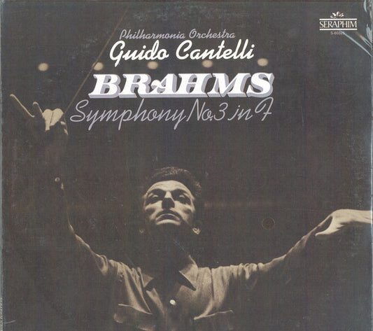 Johannes Brahms, Philharmonia Orchestra, Guido Cantelli : Brahms Symphony No. 3 In F (LP, Album)