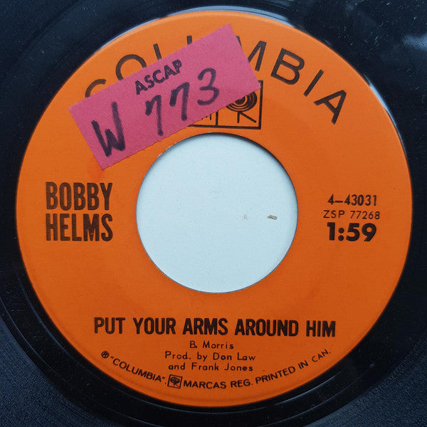 Bobby Helms : It's A Girl (7", Single)