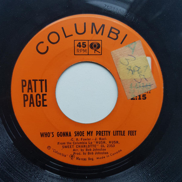 Patti Page : You Can't Be True, Dear (7", Single)