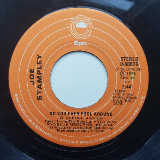 Joe Stampley : Do You Ever Fool Around (7", Single)
