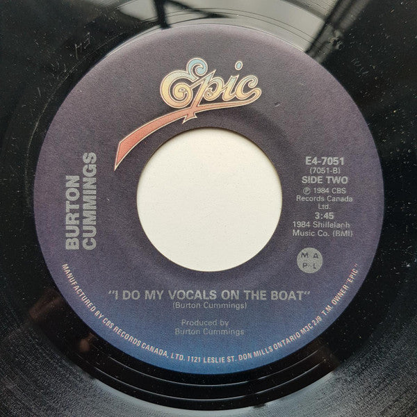 Burton Cummings : Love Dream / I Do My Vocals On The Boat (7", Single)