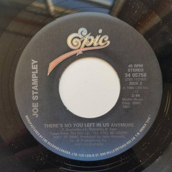 Joe Stampley : When You Were Blue And I Was Green (7", Single)