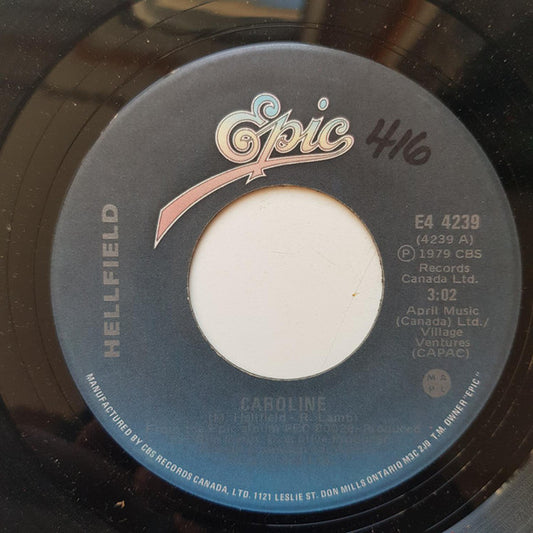 Hellfield : Caroline (7", Single)