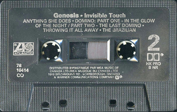 Genesis : Invisible Touch (Cass, Album)