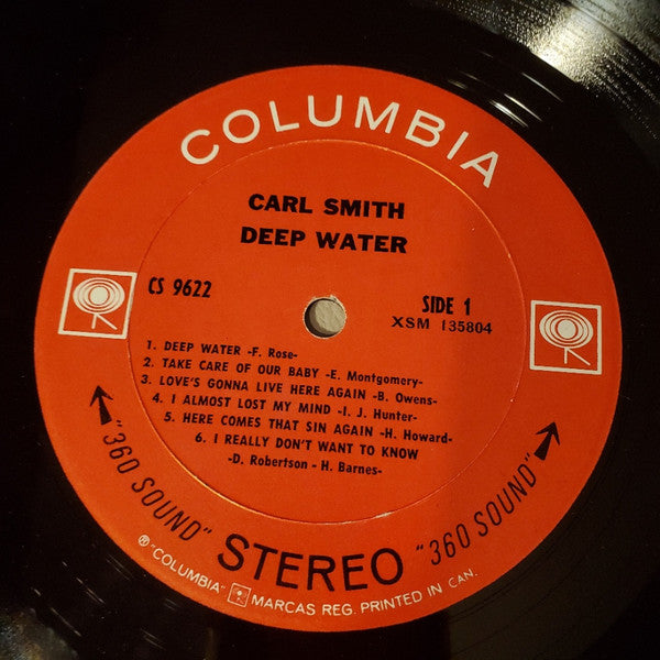 Carl Smith (3) : Deep Water (LP, Album)