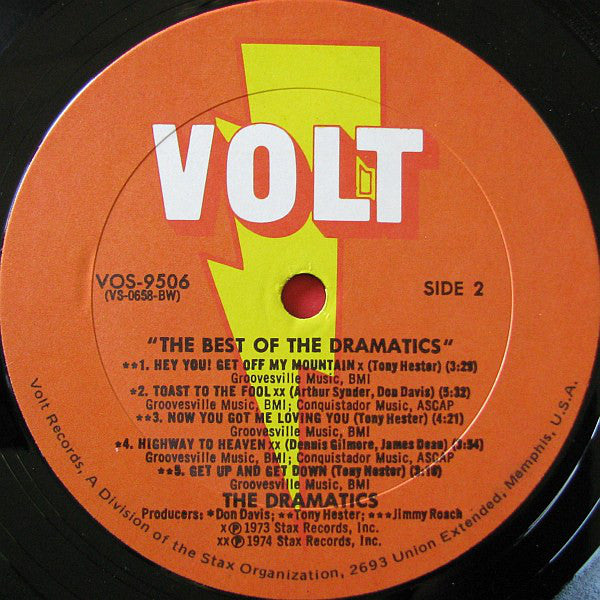 The Dramatics : The Best Of The Dramatics (LP, Comp)