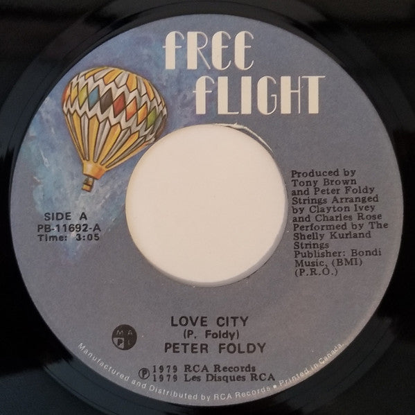 Peter Foldy : Love City (7", Single)