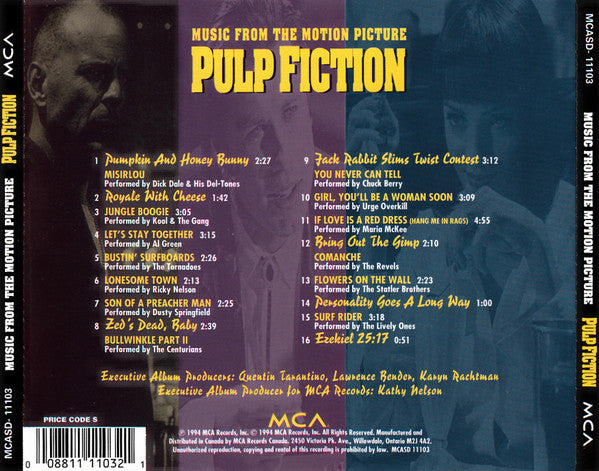 Various : Pulp Fiction (Music From The Motion Picture) (CD, Comp)