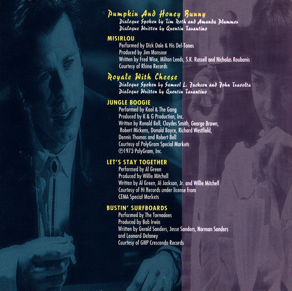 Various : Pulp Fiction (Music From The Motion Picture) (CD, Comp)