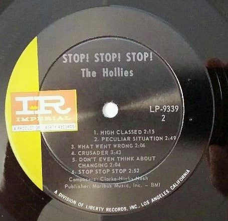 The Hollies : Stop! Stop! Stop! (LP, Album, Mono)