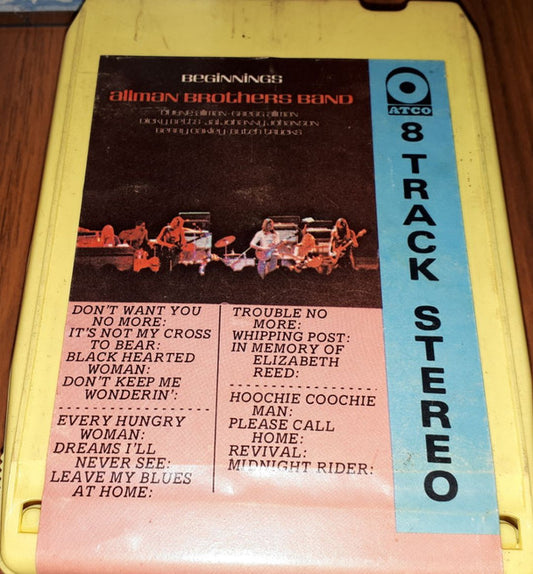 The Allman Brothers Band : Beginnings (8-Trk, Comp)