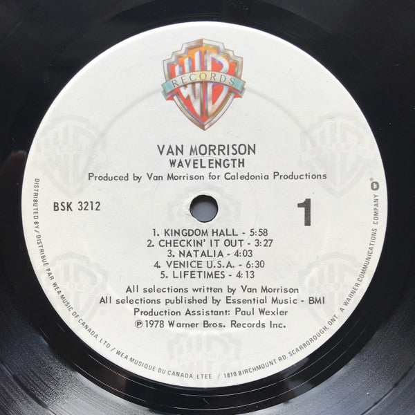 Van Morrison : Wavelength (LP, Album, RE)
