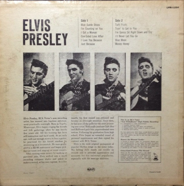 Elvis Presley : Elvis Presley (LP, Album, Mono, RE)