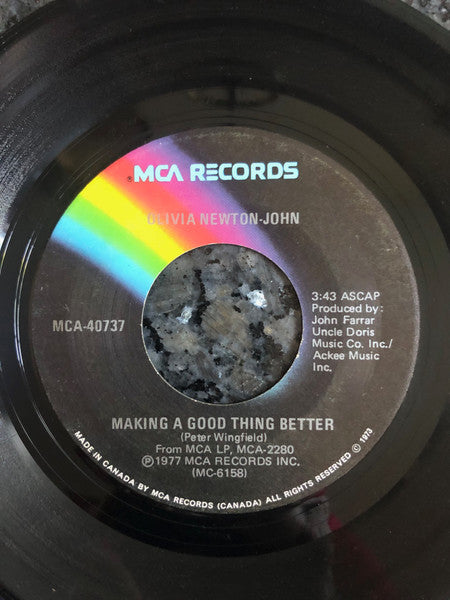 Olivia Newton-John : Making A Good Thing Better (7", Single)