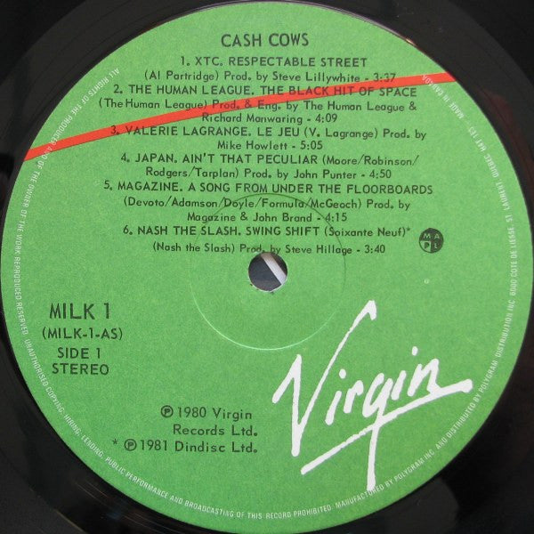 Various : Cash Cows (LP, Comp)
