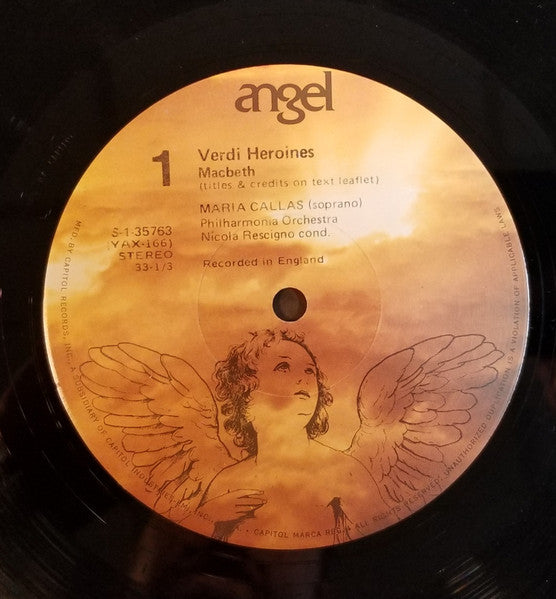 Callas* : Portrays Verdi Heroines (LP)
