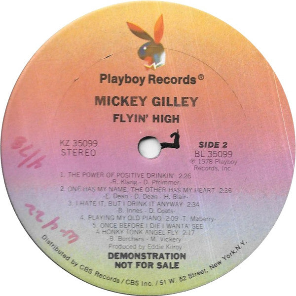 Mickey Gilley : Flyin' High (LP, Album, Promo)