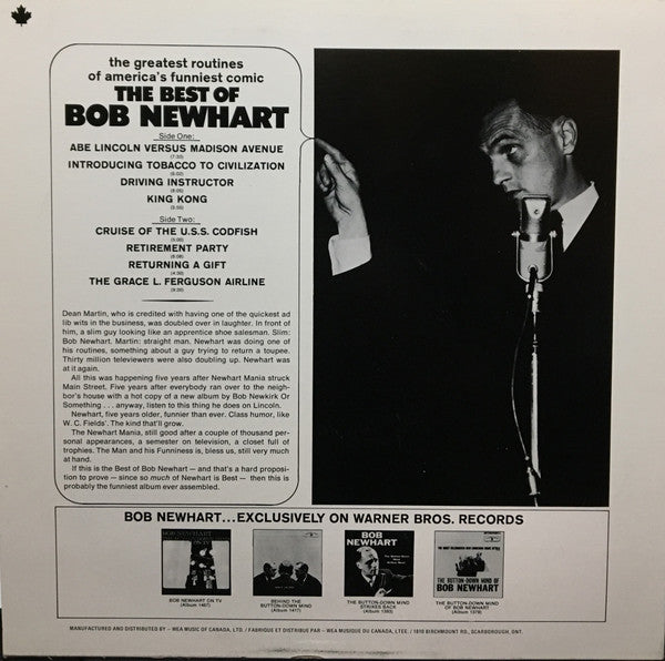 Bob Newhart : The Best Of Bob Newhart! (LP, Comp, RE)