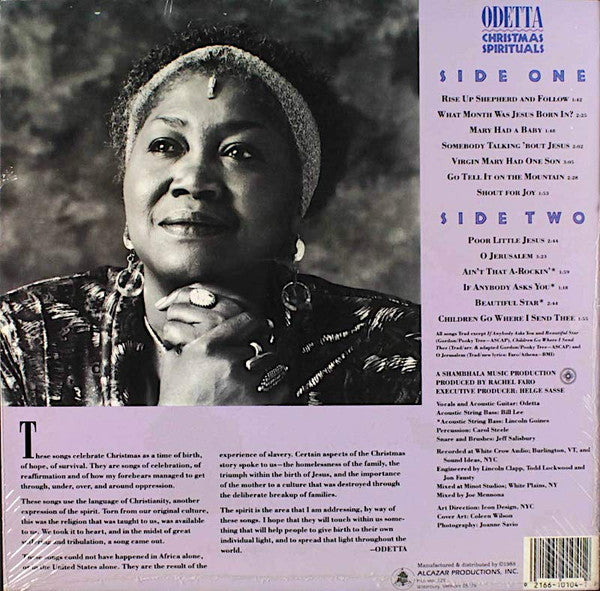 Odetta : Christmas Spirituals (LP)