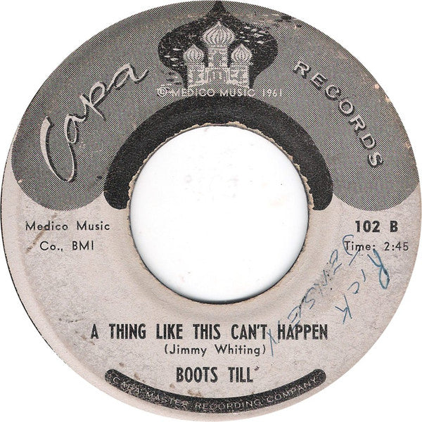 Boots Till : I Wanta Be Loved By You (7")