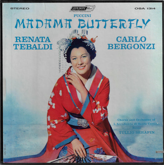 Giacomo Puccini / Renata Tebaldi, Carlo Bergonzi, Coro dell'Accademia Nazionale di Santa Cecilia And Orchestra dell'Accademia Nazionale di Santa Cecilia, Tullio Serafin : Madama Butterfly (3xLP, RE + Box)