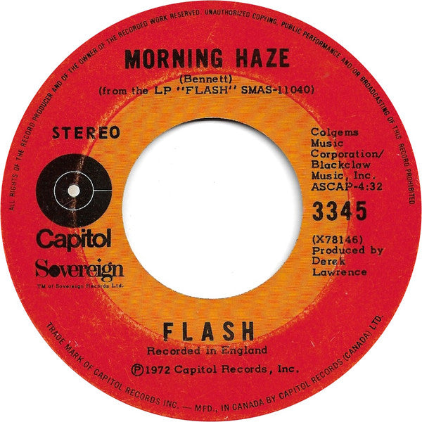Flash (25) : Small Beginnings (7", Single)