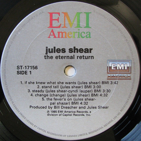 Jules Shear : The Eternal Return (LP, Album)