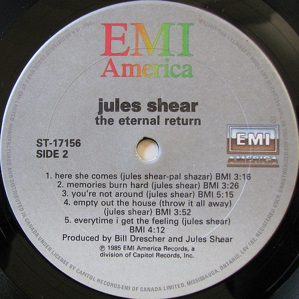 Jules Shear : The Eternal Return (LP, Album)