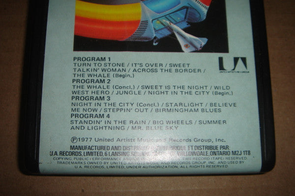 Electric Light Orchestra : Out Of Blue (8-Trk)