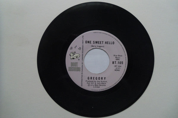 Gregory (29) : Somewhere Somebody's Waiting (7", Mono)