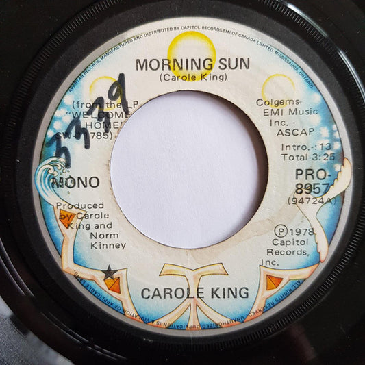 Carole King : Morning Sun (7", Single, Mono, Promo)