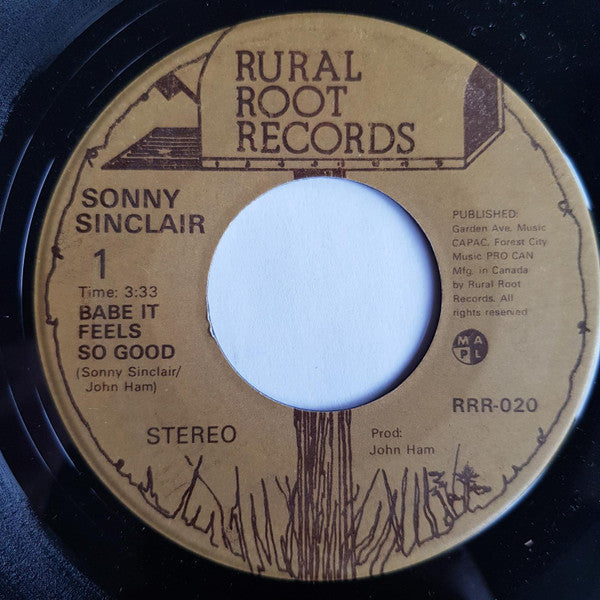 Sonny Sinclair : Babe It Feels So Good (7", Single)