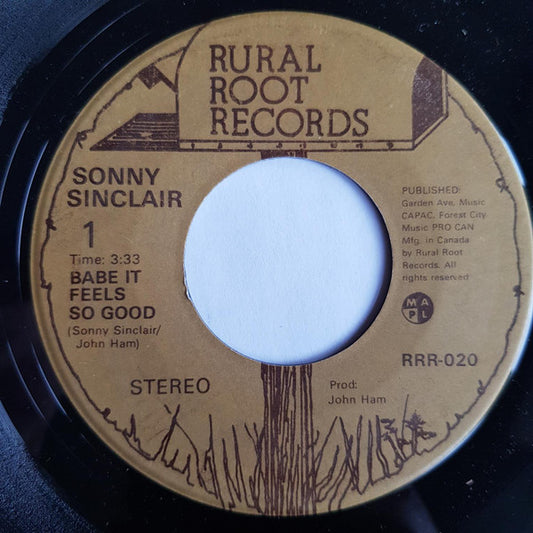 Sonny Sinclair : Babe It Feels So Good (7", Single)