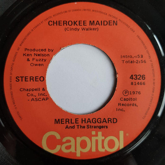 Merle Haggard And The Strangers (5) : What Have You Got Planned Tonight Diana (7", Single)