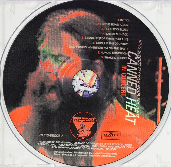 Canned Heat : In Concert (CD, Album, RM)