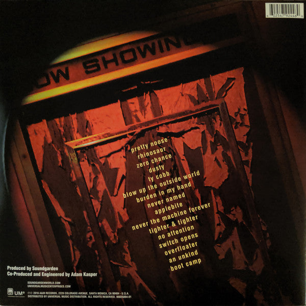 Soundgarden : Down On The Upside (LP, Ora + LP, Pur + Album, Ltd, RE, RM, RP)