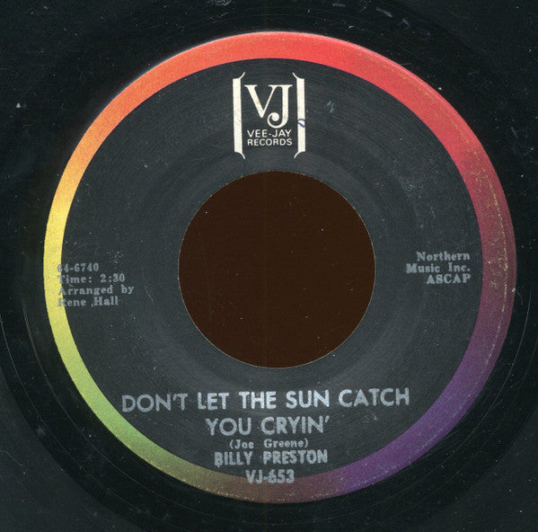 Billy Preston : Billy's Bag (7")