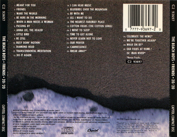 The Beach Boys : Friends / 20/20 (CD, Comp, RM)